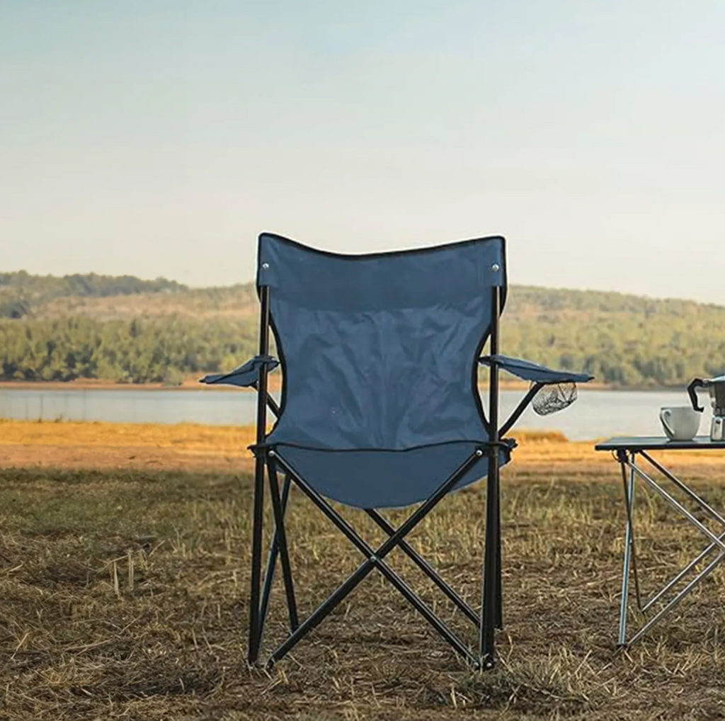 Silla Plegable Portatil De Playa Alberca Camping Pesca 1 Pz