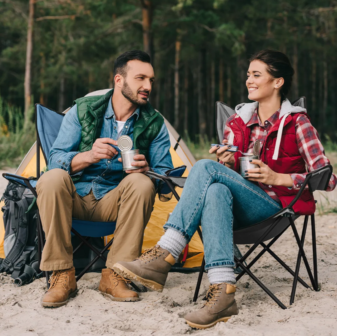 Silla Plegable Portatil De Playa Alberca Camping Pesca 2 Pz