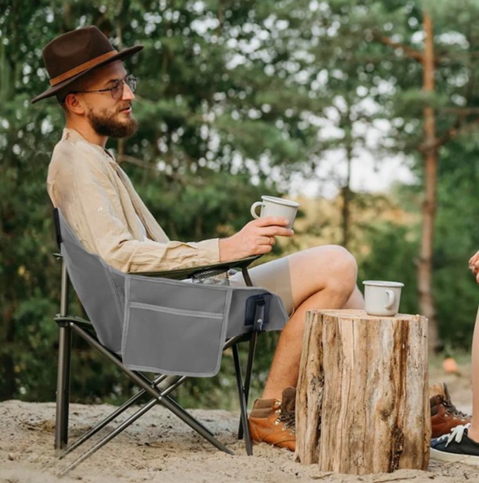 Silla Camping Jolbird GL0312 Acero 100kg Plegable Impermeable Pack 4