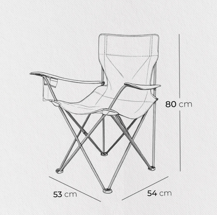 Silla Plegable Portatil De Playa Alberca Camping Pesca 4 Pz