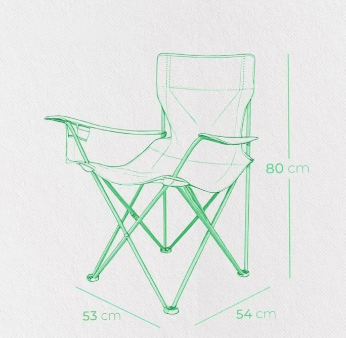 Silla Plegable Portatil De Playa Alberca Camping Pesca 2 Pz