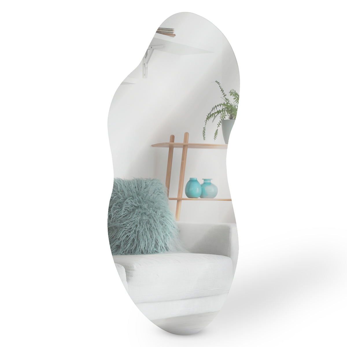 Espejo de Pared Asimetrico Irregular Moderno Minimalista Decorativo