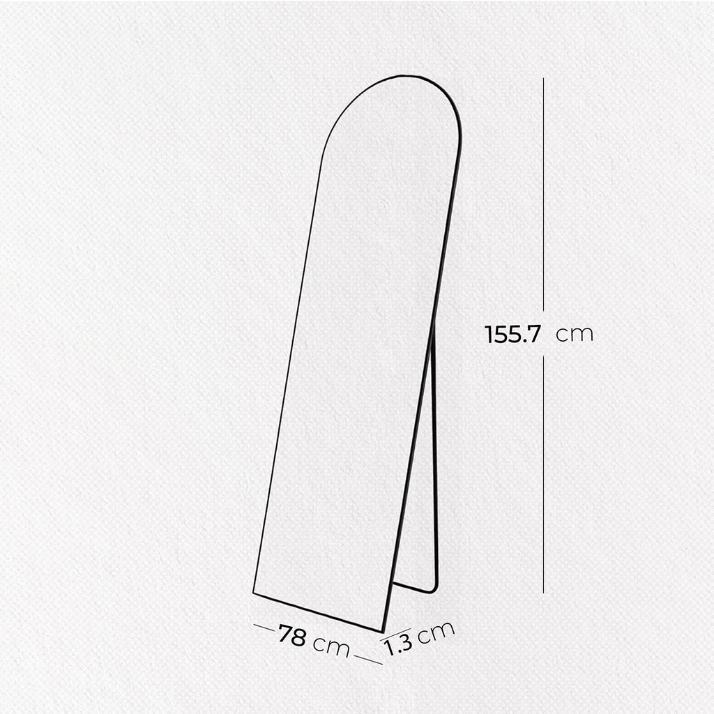Espejo de Arco Pedestal y Pared Cuerpo Completo