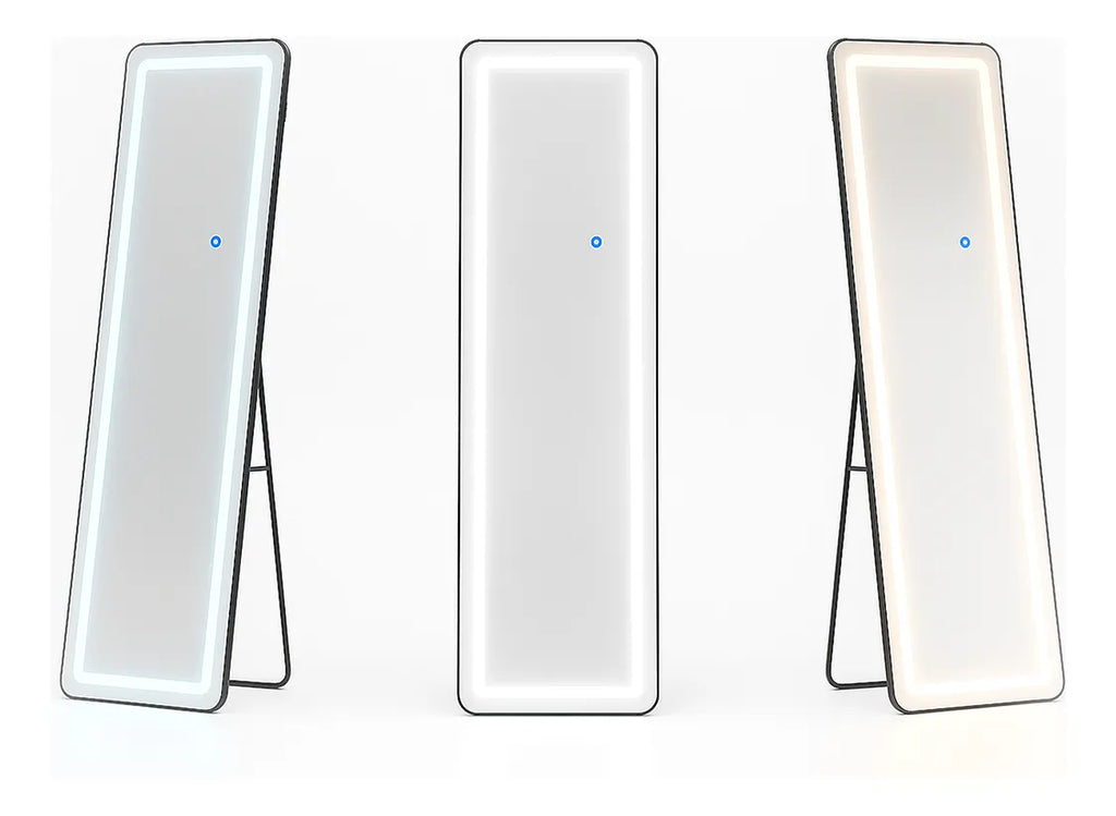 Espejo Rectangular Cuerpo Completo con Luz Led Decorativo para Recamara Baño