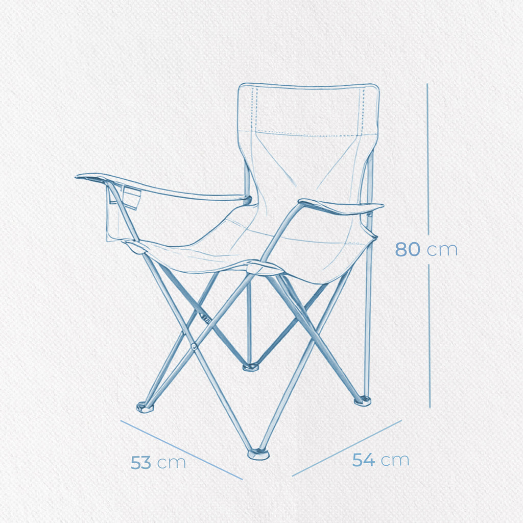 Silla Plegable Portatil De Playa Alberca Camping Pesca 1 Pz