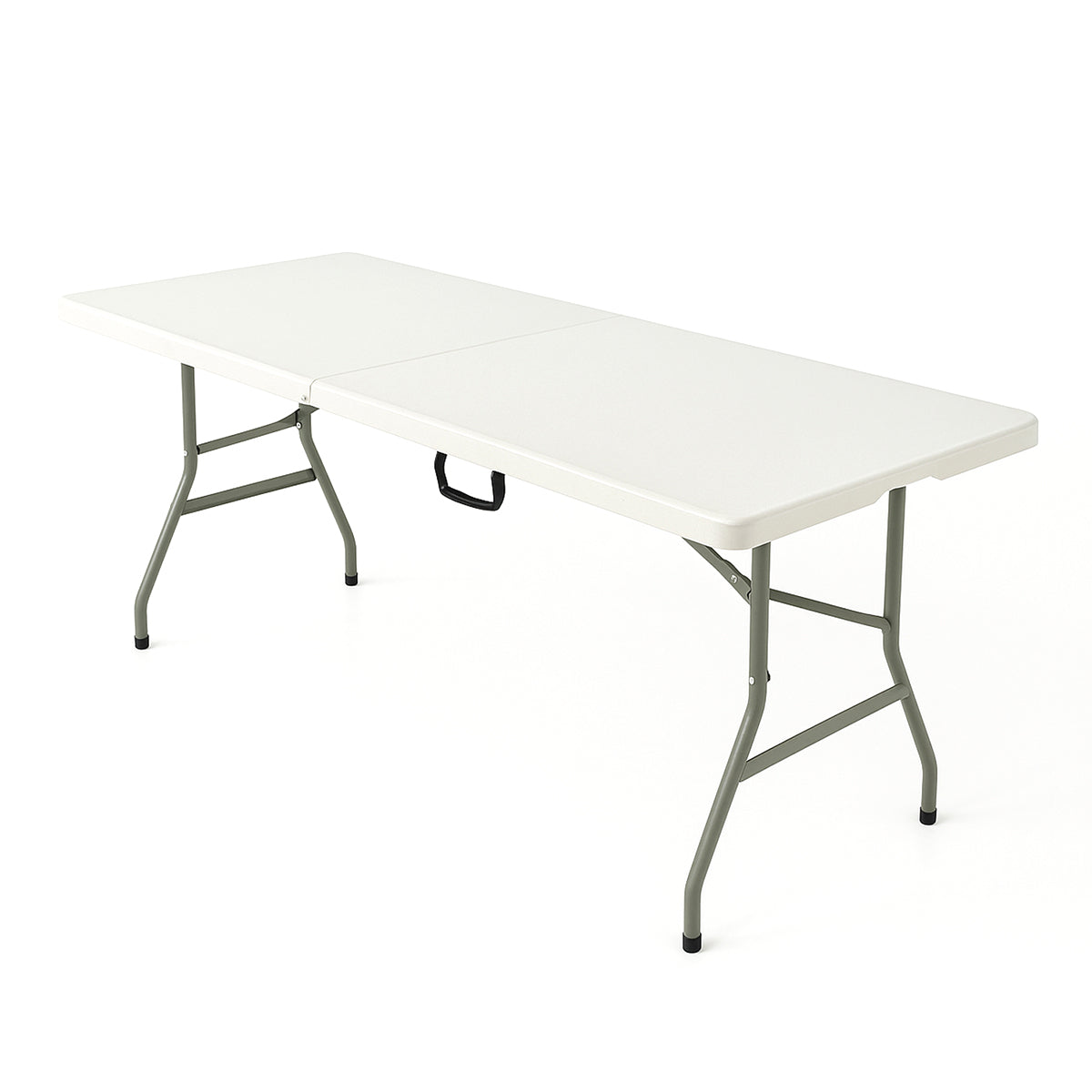 Mesa de Plastico Portatil Plegable en Portafolio para Jardin 180 cm