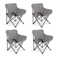 Silla Camping Jolbird GL0312 Acero 100kg Plegable Impermeable Pack 4