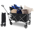 Carrito Vagon de Carga Plegable Multiusos con Ruedas